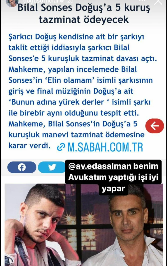 Bilal Doğuşa 5 qəpik təzminat ödəyəcək - FOTO