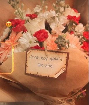 Ərindən Demet Özdəmirə Azərbaycan dilində SÜRPRİZ- FOTO