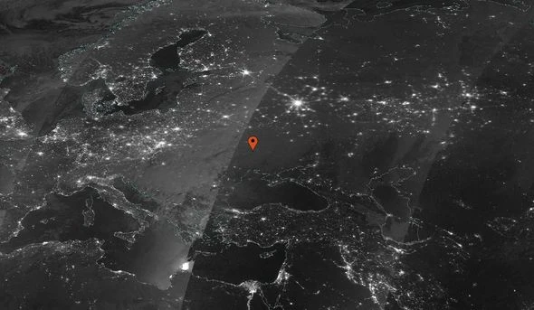 NASA показало новое спутниковое изображение обесточенной Украины - ФОТО