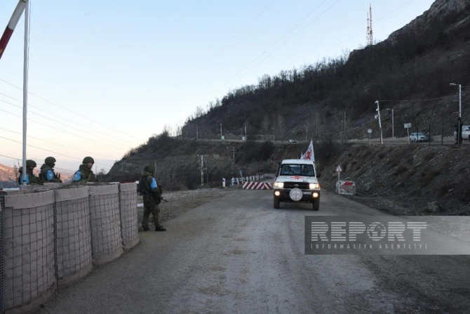 Три автомобиля МККК в очередной раз беспрепятственно проехали по дороге Ханкенди - Лачын - ОБНОВЛЕНО + ФОТО