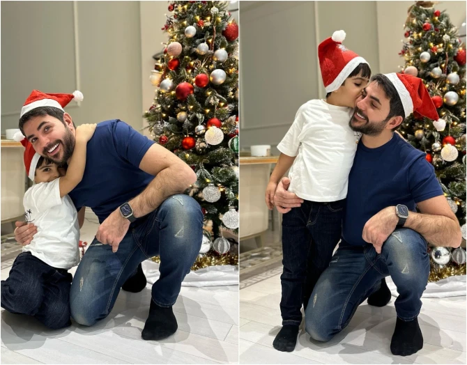 Azərbaycanlı məşhurların YENİ İL FOTOLARI