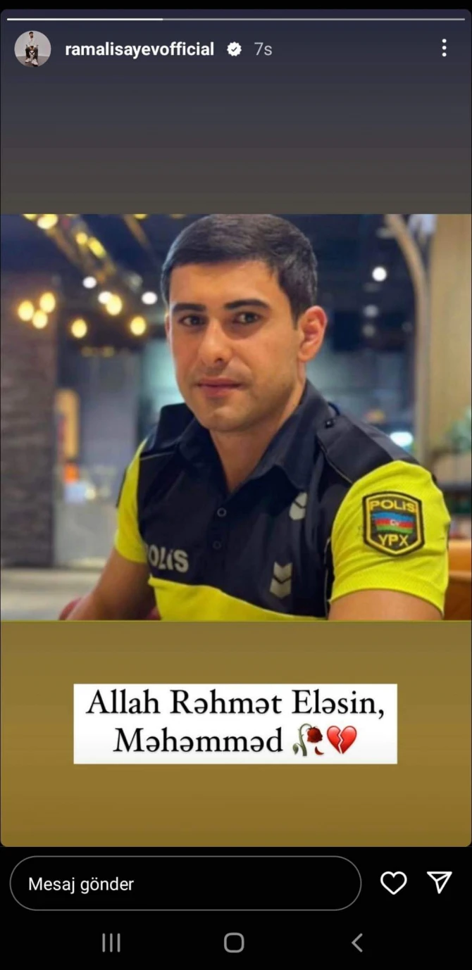 Partlayışda ölən polisin FOTOsu