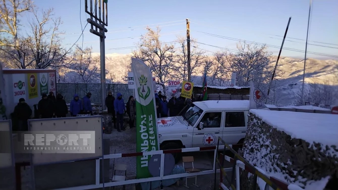 Автомобили МККК беспрепятственно проехали из Ханкенди в Лачын - ОБНОВЛЕНО + ФОТО