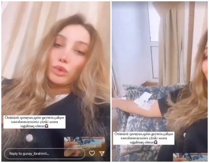 Günay İbrahimlinin səhhəti pisləşdi - FOTO