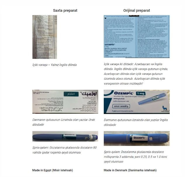 Səhiyyə Nazirliyi saxta insulin dərmanı ilə bağlı əhaliyə müraciət edib
