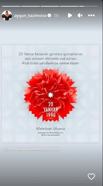 Azərbaycanlı məşhurların 20 YANVAR PAYLAŞIMLARI - FOTO