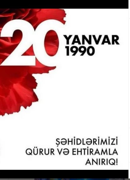 Azərbaycanlı məşhurların 20 YANVAR PAYLAŞIMLARI - FOTO