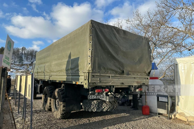 На дороге Ханкенди-Лачын созданы условия для проезда еще 16 автомобилей РМК - ОБНОВЛЕНО + ФОТО