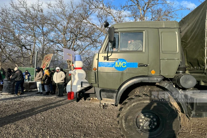 На дороге Ханкенди-Лачын созданы условия для проезда еще 16 автомобилей РМК - ОБНОВЛЕНО + ФОТО