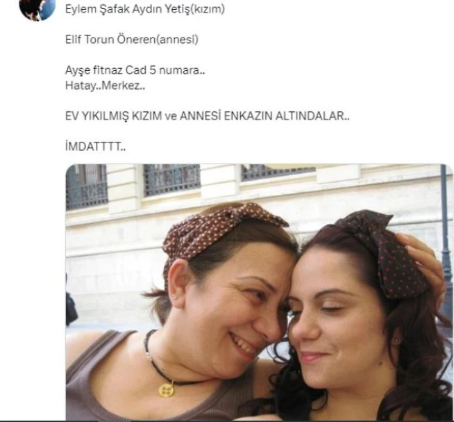 Qızı və keçmiş həyat yoldaşı dağıntılar altında qalan aktyor kömək istədi - FOTO