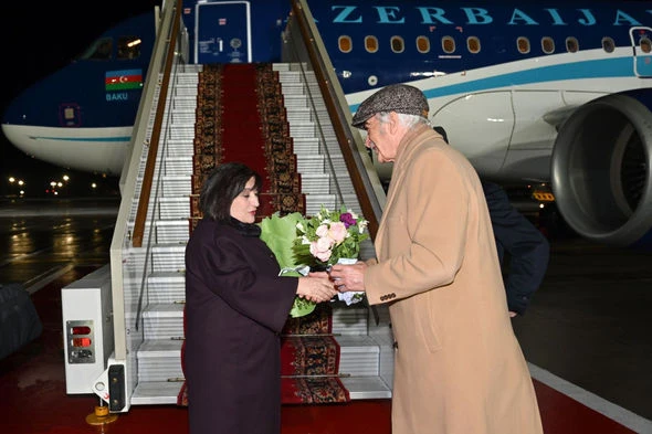 Sahibə Qafarova Rusiyada rəsmi səfərdədir - FOTO
