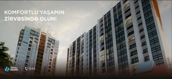 “Kristal Abşeron” iki fərqli layihəsini təqdim edir: Park Əcəmi və SkyHome - FOTO/VİDEO