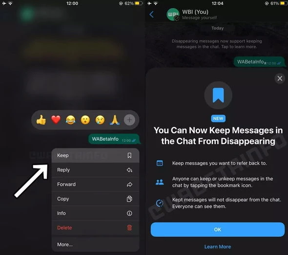 “WhatsApp”da yoxa çıxan mesajlar itməyəcək - FOTO