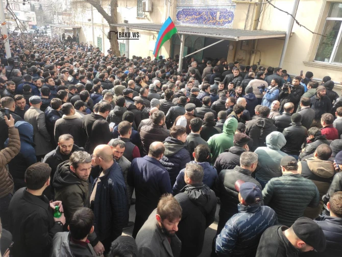 Hacı Şahin ilə vida mərasimindən görüntülər - VİDEO/FOTO - YENİLƏNİB