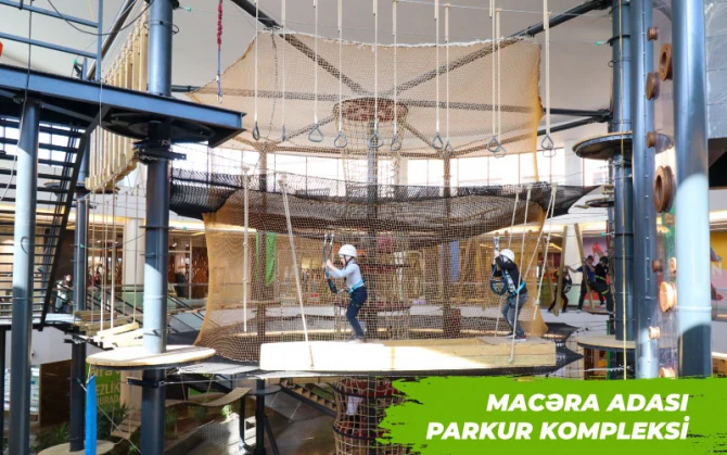 Уникальный паркурный комплекс Macəra Adаsı для любителей экстрима! - ФОТО