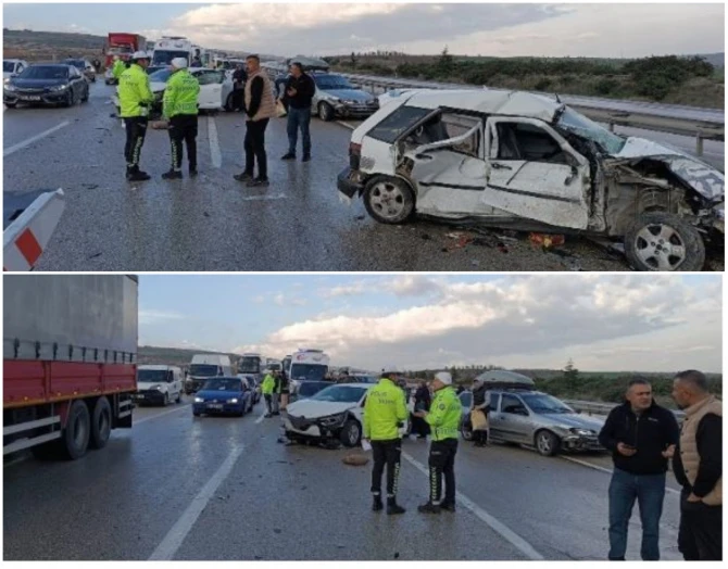 10 AVTOMOBİL TOQQUŞDU: 1 nəfər öldü, 11 sakin yaralandı - FOTO