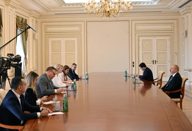 Президент Ильхам Алиев принял председателя парламента Монтенегро - ОБНОВЛЕНО + ФОТО