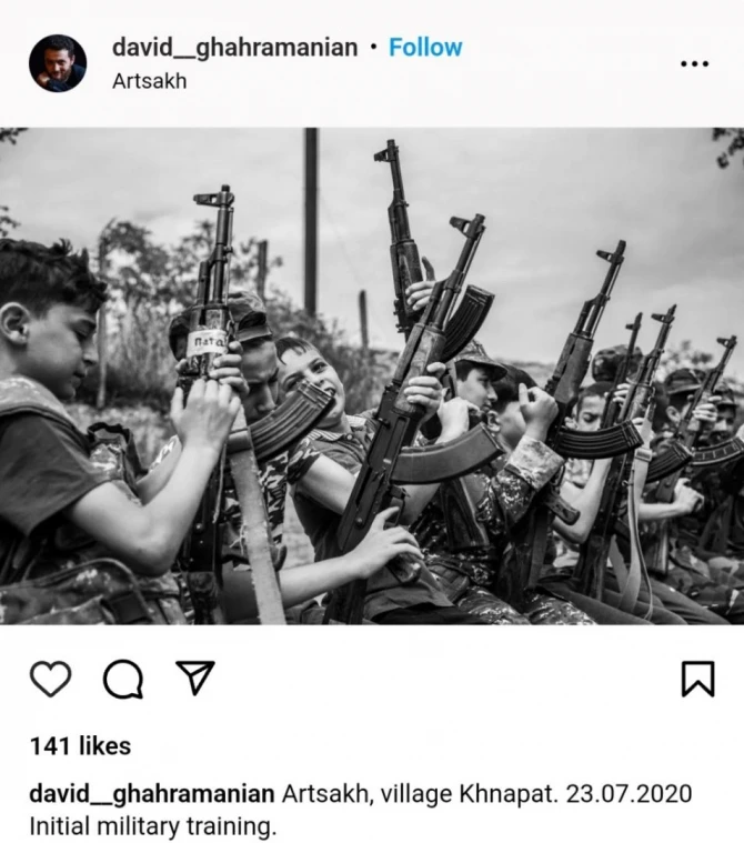 Армяне привлекают детей к военной деятельности в Карабахе - ФОТО/ВИДЕО