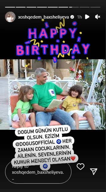 Xoşqədəm Hidayətqızından ayrılıq xəbərlərini alt-üst edən PAYLAŞIM - FOTO