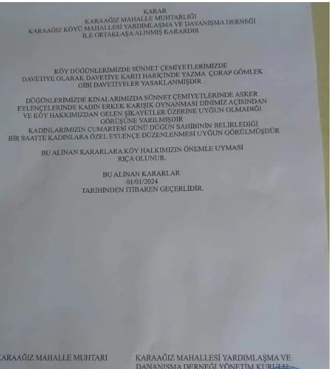 Türkiyədə ŞOK QADAĞA - Toylarda kişilərin  və qadınların birlikdə... - FOTO/VİDEO