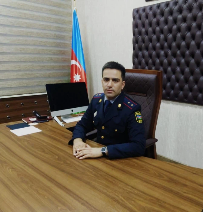 DİN-in Mətbuat Xidmətinin əməkdaşına yeni rütbə verilib - FOTO