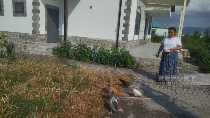 Bahar Səmədova: “Ağalıda yaşamaq üçün lazım olan hər bir iş görülüb” - FOTO