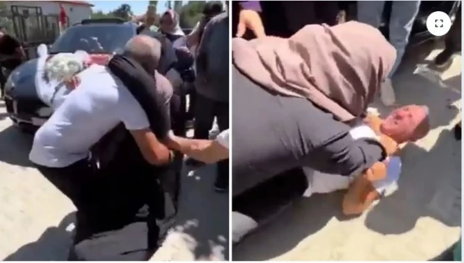 QƏRİBƏ TOY ADƏTİ - Bunu görənlər daha evlənmək istəmir - FOTO/VİDEO