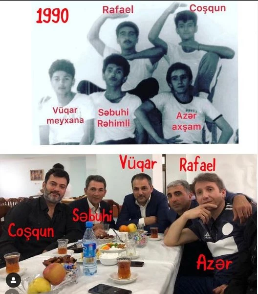 Azərbaycanlı məşhurlar 33 il əvvəl - FOTO