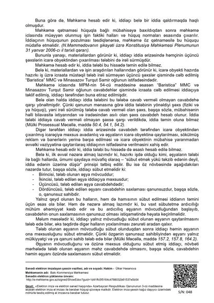 İş adamı 100 min pul qoyduğu obyektdən qovulduğunu deyir: “İcra məmuru vəzifəsini yerinə yetirmir”