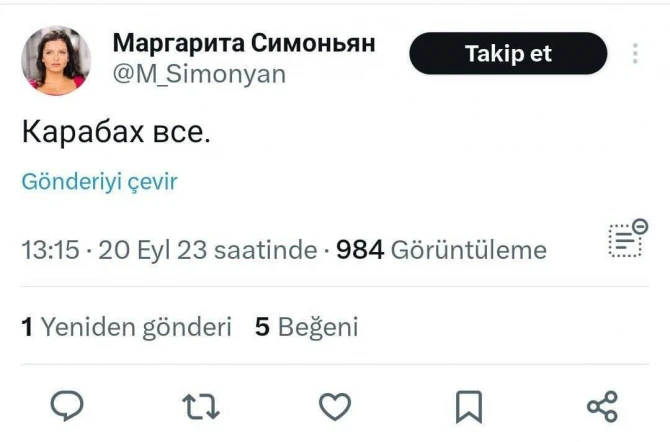 Marqarita Simonyandan paylaşım: 
