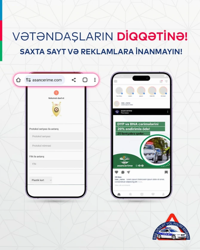 Azərbaycanda yeni dələduzluq metodu: Cərimələrlə bağlı endirim vədi verirlər - FOTO