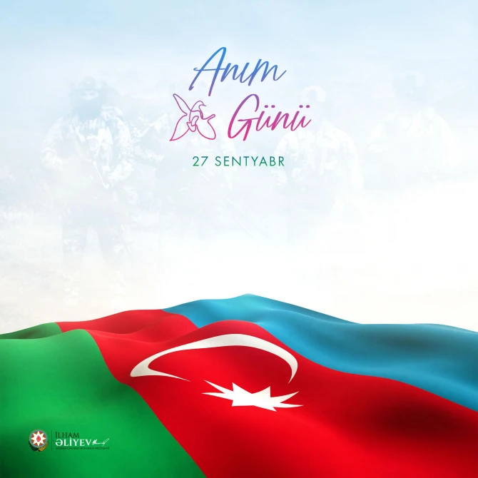 Prezident İlham Əliyev 27 Sentyabr - Anım Günü ilə əlaqədar paylaşım edib - FOTO