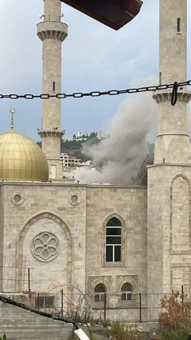 HƏMAS Kadırovun Qüds yaxınlığındakı məscidini vurub - FOTO