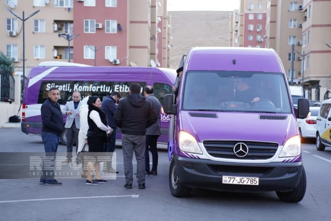 Daha 83 sakinin Laçına köçü başlayıb - FOTO
