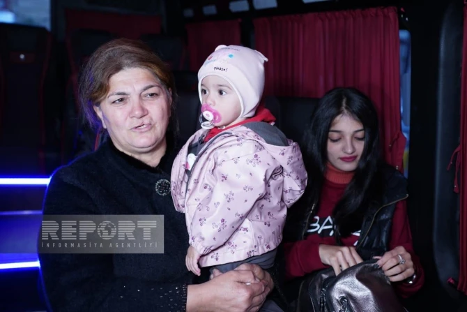 Daha 83 sakinin Laçına köçü başlayıb - FOTO