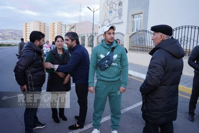 Daha 83 sakinin Laçına köçü başlayıb - FOTO