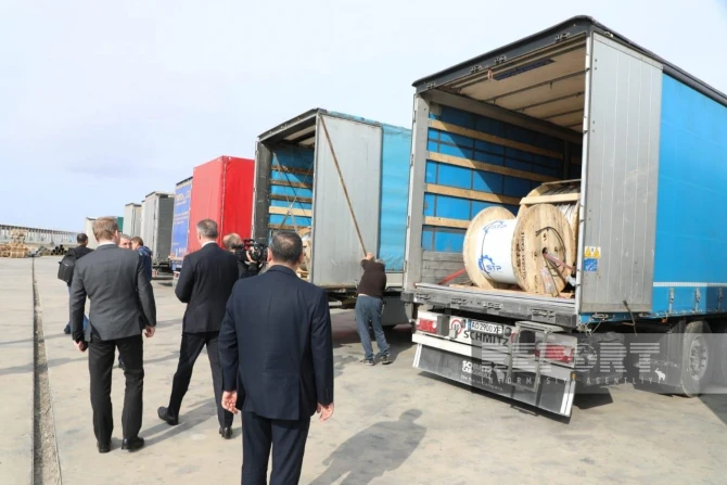 Azərbaycandan Ukraynaya növbəti humanitar yardım göndərilib - FOTO