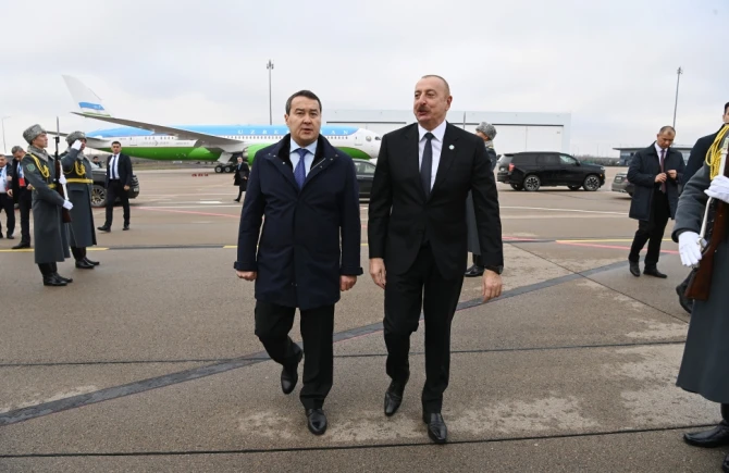 Завершился визит Президента Ильхама Алиева в Казахстан - ФОТО