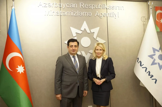 ATƏT PA prezidenti Azərbaycanın üzləşdiyi mina problemi ilə bağlı məlumatlandırıldı - FOTO