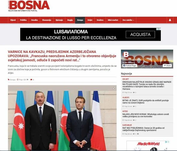 Мировые СМИ пишут о высказываниях Ильхама Алиева, разоблачающих политику неоколониализма Франции - ФОТО