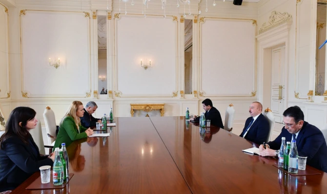 Ильхам Алиев принял исполнительного секретаря UNECE - ОБНОВЛЕНО + ФОТО