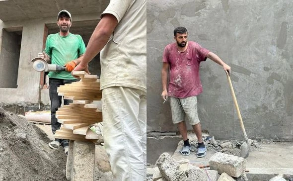 Vüqar evində işləyən ustaları polisə şikayət etdi - FOTO