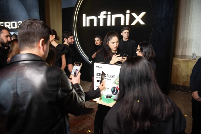 Infinix Azərbaycanda vloqlar üçün smartfon təqdim etdi - FOTO