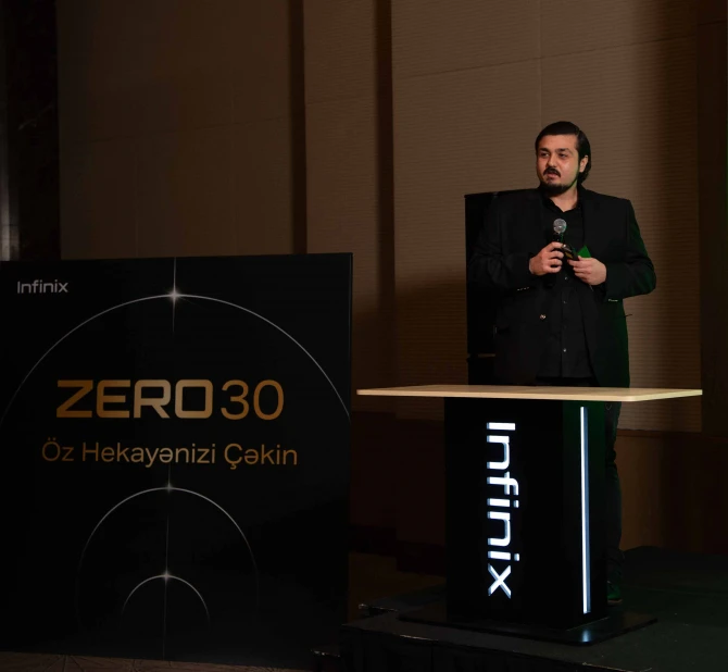 Infinix Azərbaycanda vloqlar üçün smartfon təqdim etdi - FOTO