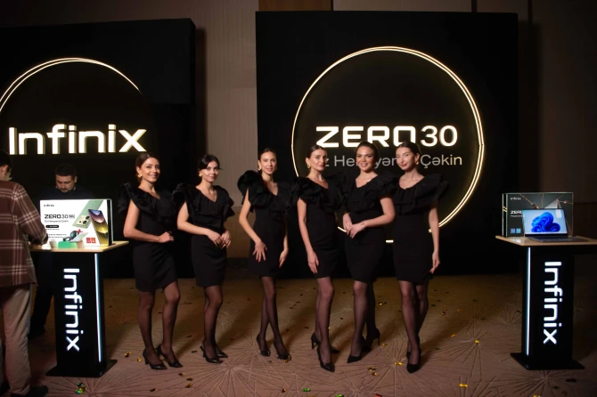 Infinix Azərbaycanda vloqlar üçün smartfon təqdim etdi - FOTO