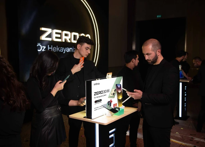 Infinix Azərbaycanda vloqlar üçün smartfon təqdim etdi - FOTO