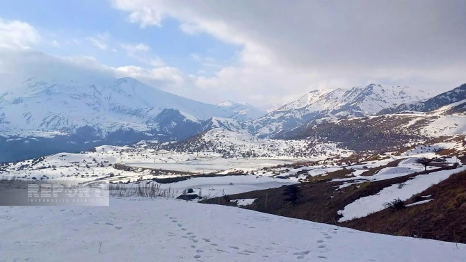 Batabatın donmuş gölləri və qış mənzərəsi - FOTOREPORTAJ