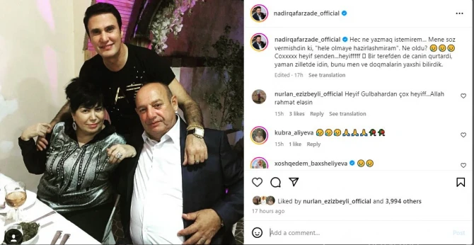 Gülbahar Şükürlüdən yazdı: 