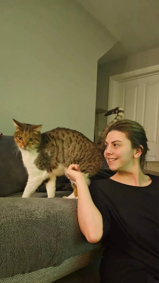 7 il əvvəl itkin düşən pişik evin 300 metrliyində tapıldı - FOTO 7 il əvvəl itkin düşən pişik evin 300 metrliyində tapıldı - FOTO