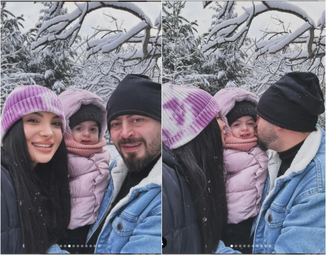 Azərbaycanlı məşhurların İLK QAR PAYLAŞIMLARI - FOTO